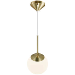 Suspension GRANT 15 Verrerie Laiton, H.29 - IP20 - E14 /Nordlux Intérieur