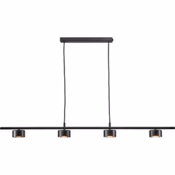 Nordlux - Spoterie clyde 4-Rail Métal Noir, H.9.3 - IP20 - led Module / Intérieur