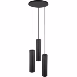 Nordlux - Suspension tilo 3-Spot Métal Noir, H.24.6 - IP20 - GU10 / Intérieur
