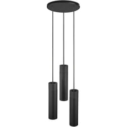 Nordlux - Suspension tilo 3-Spot Métal Noir, H.24.6 - IP20 - GU10 / Intérieur