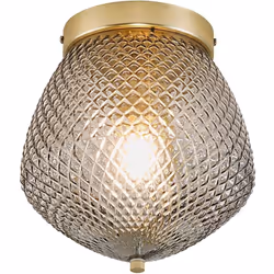 Orbiform respire l'exclusivité et le glamour. La série combine le laiton brossé avec un dôme en verre en forme de pentagone o ...