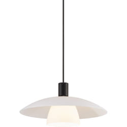 Nordlux - Suspension verona Verrerie Noir, H.18.8 - IP20 - E27 / Intérieur