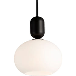 Nordlux - Suspension notti 20 Verrerie Noir, H.23.8 - IP20 - E27 / Intérieur