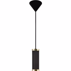Suspension GALLOWAY Métal Noir/laiton, H.16.8 - IP20 - E27 /Nordlux Intérieur