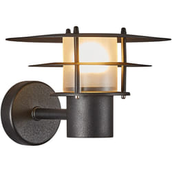Nordlux - Applique murale bastia 24 Métal Noir, H.17.6 - IP54 - E14 / Extérieur