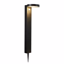 Nordlux Rica, Surface, Rond, 1 ampoule(s), IP44, Noir