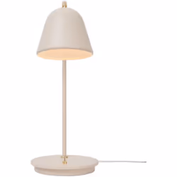 Fleur s'inspire de l'ancien temps, du style vintage et des lignes douces. La lampe de table beige poudré est décorée de beaux ...