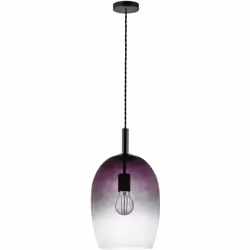 La série Uma ajoute une touche moderne et décorative à la suspension classique. L'abat-jour en verre soufflé à la bouche prés ...