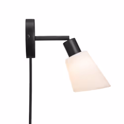 Nordlux Molli, Surface, Conique, 1 ampoule(s), E14, IP20, Noir