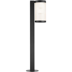 Nordlux - PoteletSSL coupar Aluminium Noir, H.80 - IP54 - E27 / Extérieur