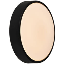Applique murale oliver Round Matière plastique Noir, H.19.5 - IP54 - led Module / Nordlux Extérieur