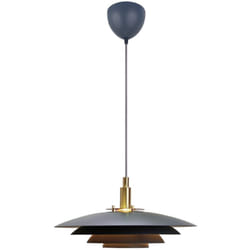 Suspension BRETAGNE 38 Métal Gris, H.18.8 - IP20 - G9 /Nordlux Intérieur