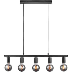 Nordlux - Suspension paco 5-Spot Métal Noir, H.11.5 - IP20 - E27 / Intérieur