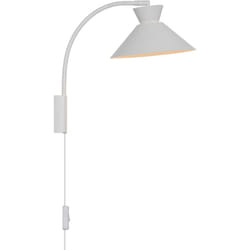 Applique murale dial Métal Blanc, H.40.2 - IP20 - E27 / Nordlux Intérieur