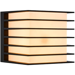 Applique murale fluctus 28 Métal Noir, H.10 - IP44 - E27 / Nordlux Extérieur
