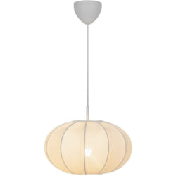 Nordlux - Suspension aeron 40 Textile Blanc, H.30 - IP20 - E27 / Intérieur