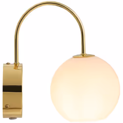 La série Franca offre un design exclusif et élégant avec un beau verre brillant et du laiton satiné. L'applique murale intègr ...