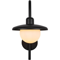 Applique murale berlo Métal Noir, H.39 - IP44 - E27 / Nordlux Extérieur