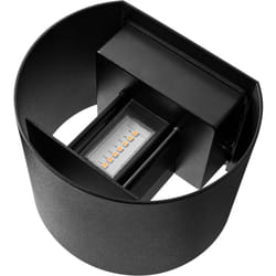 Applique murale milda Aluminium Noir, H.10 - IP44 - led Module / Nordlux Extérieur