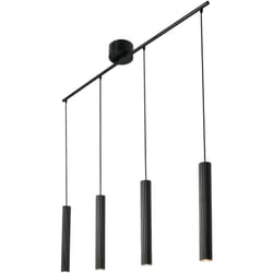Nordlux - Suspension vico 3-Rondel Métal Noir, H.40 - IP20 - GU10 / Intérieur