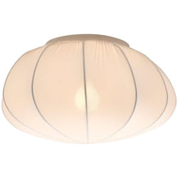 Nordlux - Plafonnier aeron 40 Textile Blanc, H.22.5 - IP20 - E27 / Intérieur