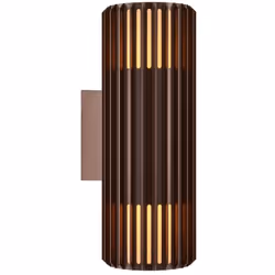 Lampesdirect ® est le grossiste de Luminaires | Chez Lampesdirect, le "Nordlux Aludra Applique Murale Aluminium Brun Up & Dow ...