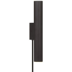 Applique murale VICO Long Aluminium Noir, H.35 IP20 GU10 /Nordlux Intérieur