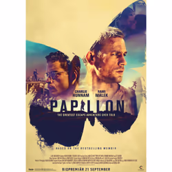 Noble Entertainment Papillon, Film, Blu-ray, Adultes, Crime, Drame, 2D, Charlie Hunnam, Rami Malek, Tommy Flanagan, Roland Mø ...