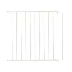 Baby Dan 67254-2400-12 barrière de sécurité bébé Polyéthylène, Acier Blanc