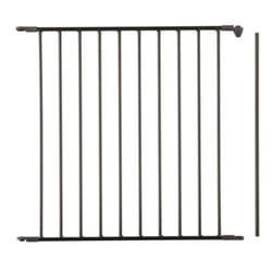 Baby Dan 67256-2600-12 barrière de sécurité bébé Polyéthylène, Acier Noir
