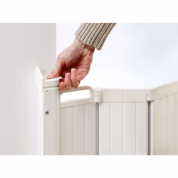 Baby Dan 60214-2400-12 barrière de sécurité bébé ABS, Acier, Polyuréthane thermoplastique (TPU) Blanc