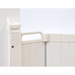 Baby Dan 60214-2400-12 barrière de sécurité bébé ABS, Acier, Polyuréthane thermoplastique (TPU) Blanc