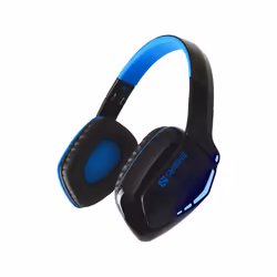 Sandberg Blue Storm Wireless Headset, Sans fil, Appels/Musique, 20 - 20000 Hz, 300 g, Casque, Noir, Bleu