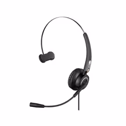 Sandberg USB Office Headset Pro Mono, Avec fil, Bureau/Centre d'appels, 20 - 20000 Hz, Casque, Noir