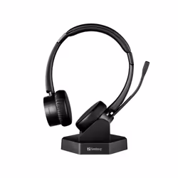Sandberg Bluetooth Office Headset Pro+, Sans fil, Bureau/Centre d'appels, 20 - 20000 Hz, 100 g, Casque, Noir