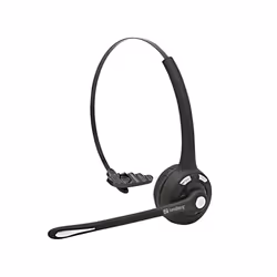 Sandberg 126-23, Sans fil, Bureau/Centre d'appels, Casque, Noir