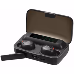 Sandberg Bluetooth Earbuds + Powerbank, True Wireless Stereo (TWS), 20 - 20000 Hz, Appels/Musique, Casque, Noir