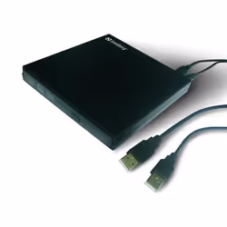 Sandberg USB Mini DVD Burner, Noir, PC de bureau/PC portable, DVD Super Multi, USB 2.0, CD-R, CD-ROM, CD-RW, DVD-R, DVD-ROM,  ...