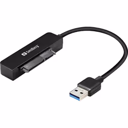 Sandberg USB 3.0 to SATA Link, Noir, 20 g, 77 mm, 18 mm, 193 mm, 60 g