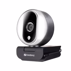 Sandberg Streamer USB Webcam Pro, 2 MP, 1920 x 1080 pixels, Full HD, 60 ips, 1280x720@60fps, 1920x1080@30fps, 720p, 1080p