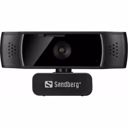 Sandberg USB Webcam Autofocus DualMic, 2,07 MP, 1920 x 1080 pixels, Full HD, 30 ips, 70°, 70°