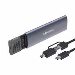 Sandberg USB 3.2 Case for M.2+NVMe SSD Enceinte ssd Noir - Vue supplémentaire 4