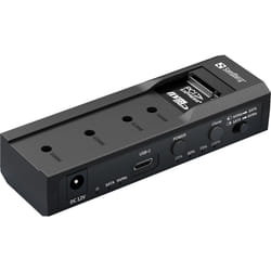 Sandberg USB-3 Cloner+Dock M2+NVMe+SATA USB 3.2 Gen 2 (3.1 Gen 2) Type-C Noir