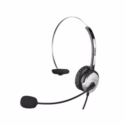 Sandberg MiniJack Mono Headset Saver, Avec fil, Bureau/Centre d'appels, 20 - 20000 Hz, Casque, Noir, Argent