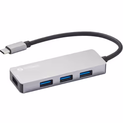Sandberg 336-32, USB 3.2 Gen 1 (3.1 Gen 1) Type-C, USB 2.0, USB 3.2 Gen 1 (3.1 Gen 1) Type-A, 5000 Mbit/s, Gris, Aluminium, U ...