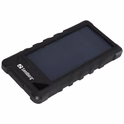 Sandberg Outdoor Solar Powerbank 16000, 16000 mAh, Lithium-Ion (Li-Ion), Noir