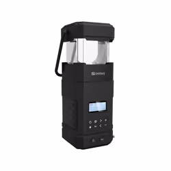 Sandberg Survivor Lantern All-in1 10000, Lanterne de camping à piles, Noir, IPX5, LED, USB C, Batterie