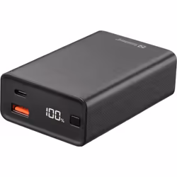 Sandberg Travel Powerbank 20000 PD65W, 20000 mAh, Lithium-Ion (Li-Ion), Noir