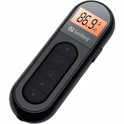 Sandberg Pocket Radio FM Recharge, Portable, FM, 76 - 108 MHz, 40 dB, Ambre, 3,5 mm