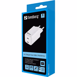 Sandberg AC Charger Dual USB-C PD65W EU - Vue supplémentaire 4
